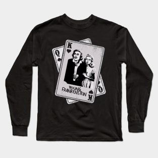 Retro Young Frankenstein Card Style Long Sleeve T-Shirt